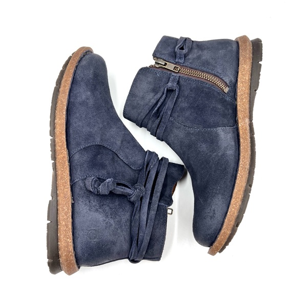Born Tarkiln Suede Boot Blue Gray Size 8.5 - Picture 7 of 15